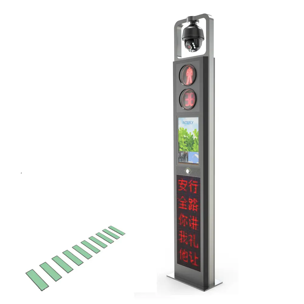 Smart pedestrian traffic pole CSP10