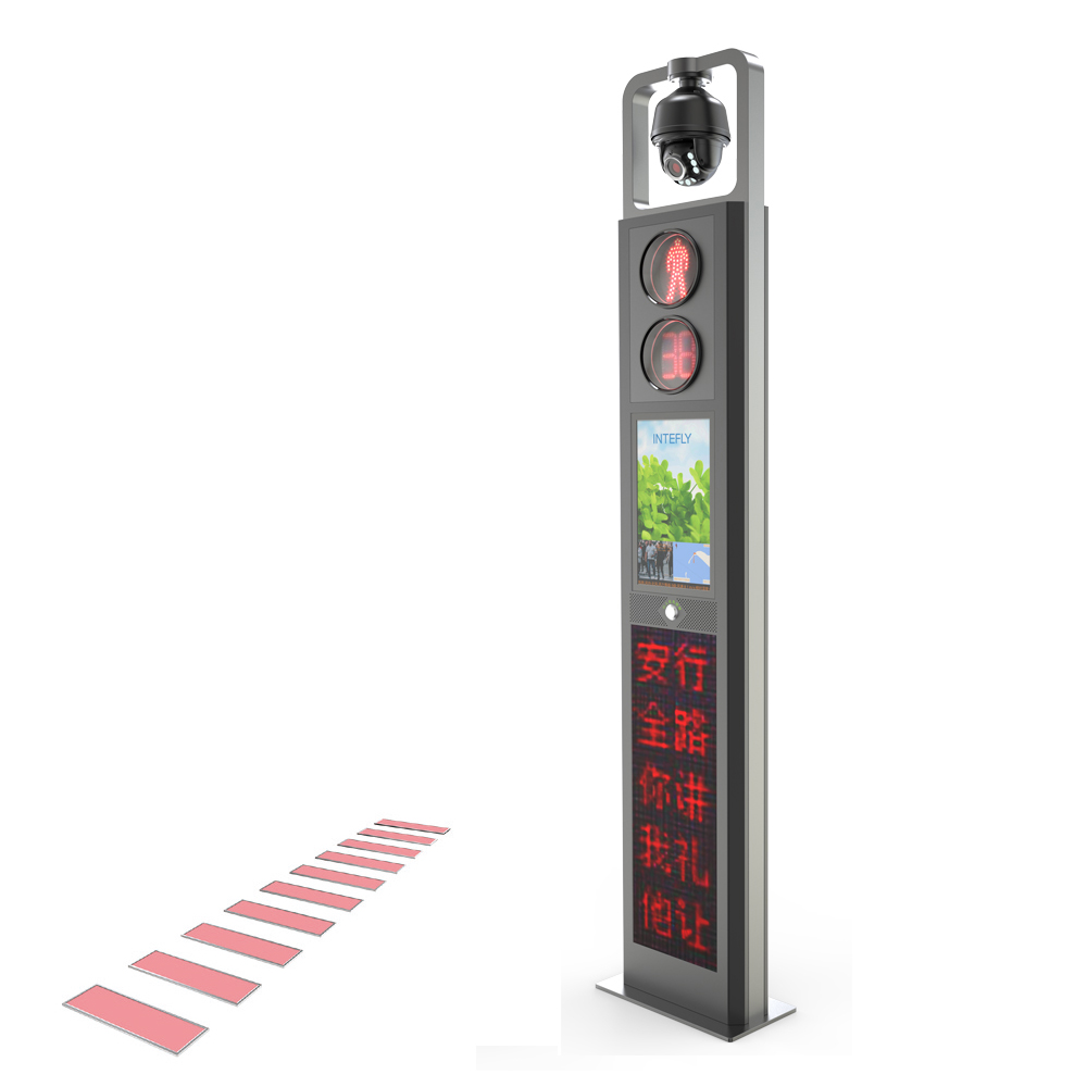 Smart pedestrian traffic pole CSP10
